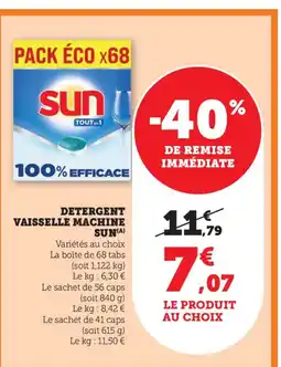 Bi1 SUN Detergent vaisselle machine offre