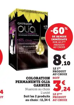 Bi1 OLIA GARNIER Coloration permanente offre