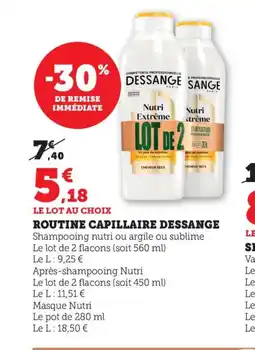 Bi1 DESSANGE Routine capillaire offre