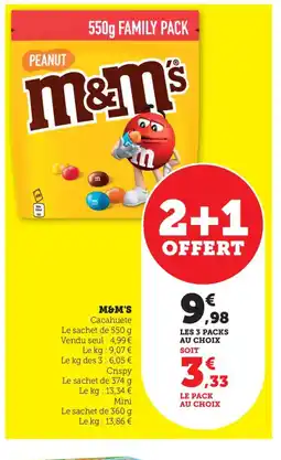 Bi1 M&M'S Cacahuète offre