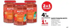 Bi1 MUTTI Sauce tomate offre