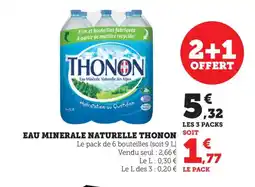 Bi1 THONON Eau minerale naturelle offre