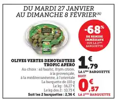 Bi1 TROPIC APERO Olives vertes denoyautees offre