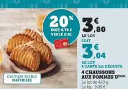 Bi1 U 4 chaussons aux pommes offre