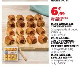 Bi1 Mini saucisses costumées offre