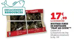 Bi1 Huitres fines de bretagne prat ar coum offre