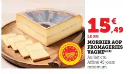 Bi1 Morbier aop fromageries vagne offre