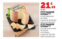 Bi1 P'tit basque istara offre