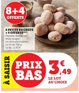 Bi1 8 petits beignets offre