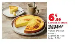 Bi1 Tart flan 6 parts offre