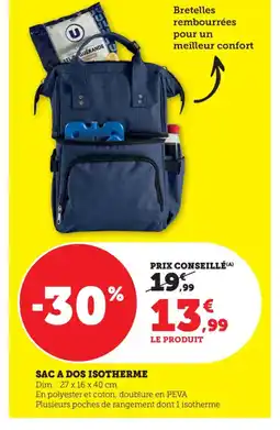 Bi1 Sac a dos isotherme offre