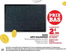 Bi1 Tapis anti-salissures offre