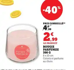 Bi1 Bougie parfumee offre
