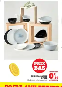 Bi1 Foire vaisselle opale offre