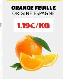 Hmarket Orange feuille offre