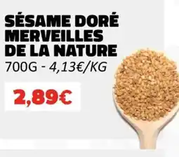 Hmarket Sésame doré merveilles de la nature offre