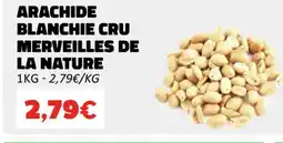 Hmarket Arachide blanchie cru merveilles de la nature offre