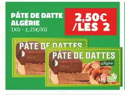 Hmarket Pâte de datte algérie offre