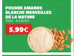 Hmarket Poudre amande blanche merveilles de la nature offre