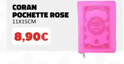 Hmarket Coran pochette rose offre