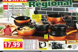 Norma Poêle à bord haut ou faitout avec couvercle offre