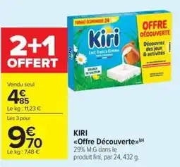 Carrefour Market Kiri offre découverte offre