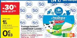 Carrefour Market Fromage fondant carrefour classic offre