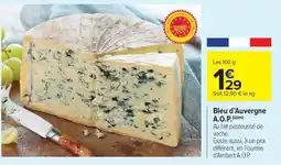 Carrefour Market Bleu d'Auvergne A.O.P. offre