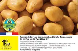 Carrefour Market Pomme de terre de consommation blanche agroécologie filiere qualite carrefour offre