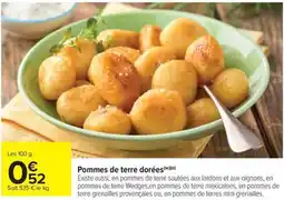 Carrefour Market Pommes de terre dorées offre