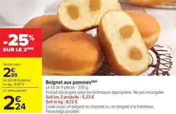Carrefour Market Beignet aux pommes offre