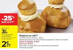 Carrefour Market Religieuse au café offre