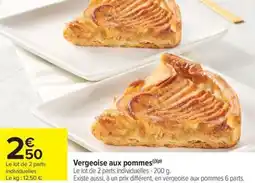 Carrefour Market Vergeoise aux pommes offre