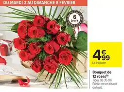 Carrefour Market Bouquet de 12 roses offre