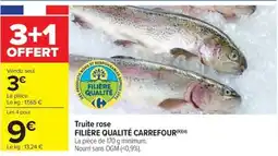 Carrefour Market Truite rose filière qualité carrefour offre