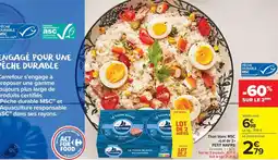 Carrefour Market Thon blanc msc lot de 2 petit navire offre