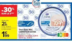 Carrefour Market Thon blanc msc carrefour extra offre