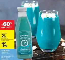 Carrefour Market Jus de fruits innocent offre