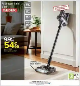 Carrefour Market Aspirateur balai 3 en 1 offre