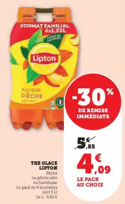 Super U The glace lipton offre