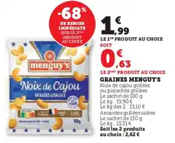 Super U Graines menguy's offre
