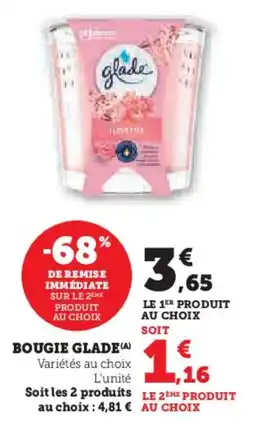 Super U Bougie glade offre