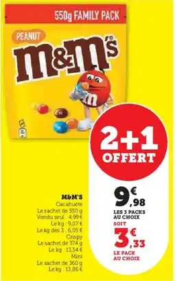 Super U M&m's offre