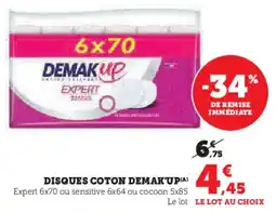 Super U Disques coton demak'up offre
