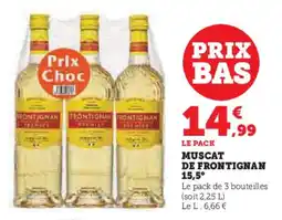 Super U Muscat de frontignan 15,5° offre