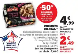 Super U Cuisines charal offre