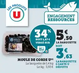 Super U Moule de corde u offre