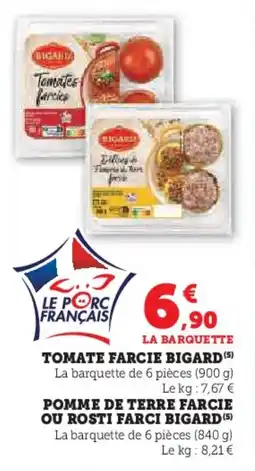 Super U Tomate farcie bigard offre