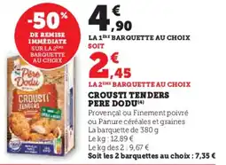 Super U Crousti tenders pere dodu offre