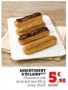 Super U Assortiment d'éclairs offre
